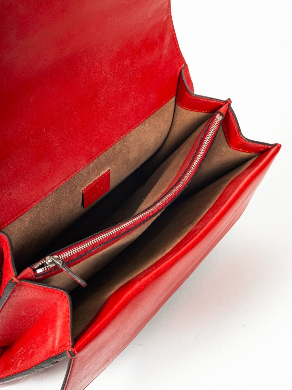 Gucci Dionysus Red Arabesque & GG Supreme Shoulder Bag - Picture 12 of 14